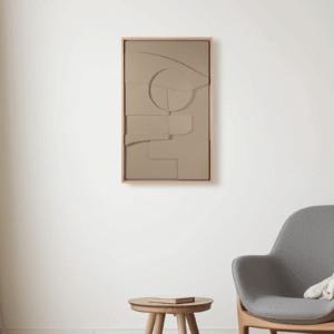 japandi style wall art 3d