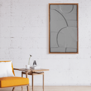 japandi style 3d wall art framed