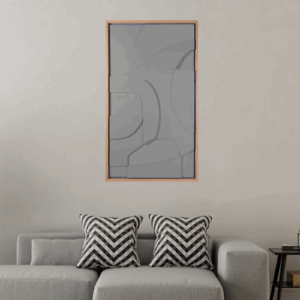 japandi style 3d wall art minimalist