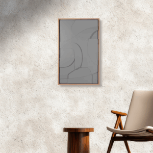 japandi style 3d wall art